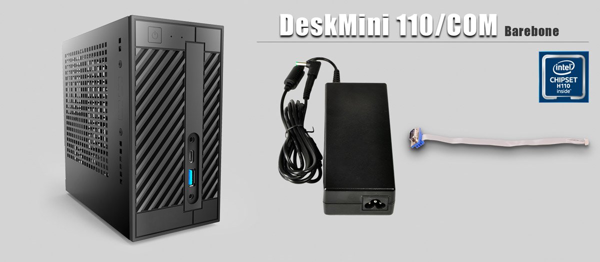 DeskMini 110 完成品 G3900/8GB/SSD/Windows10Asrock